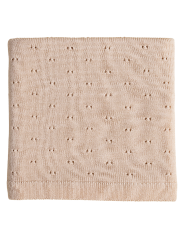 Hvid Blanket Bibi - Oat