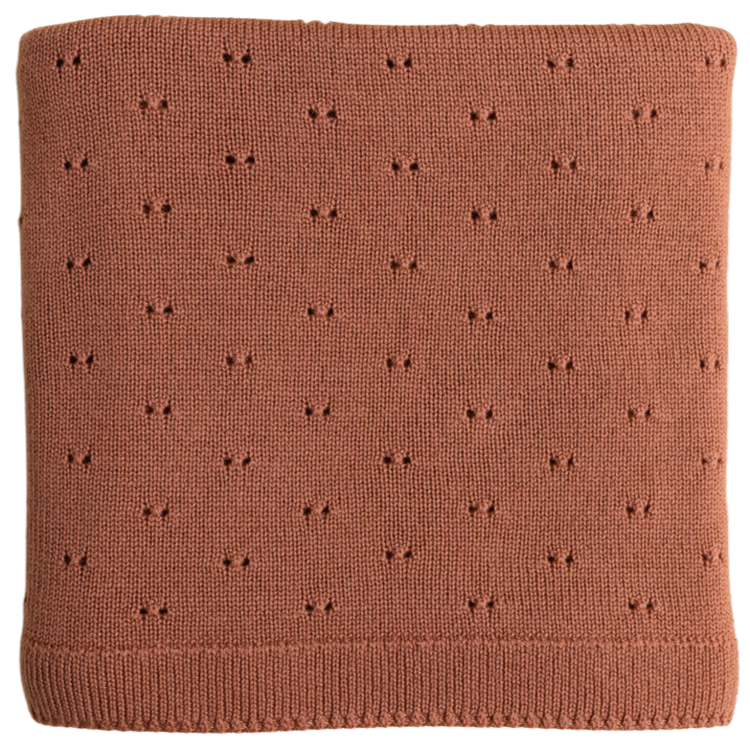 Hvid Dekentje Bibi - Brick