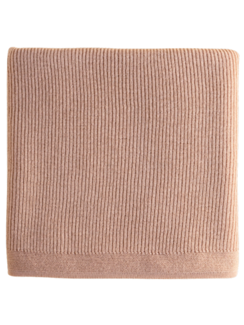 Hvid Blanket Felix - Rose