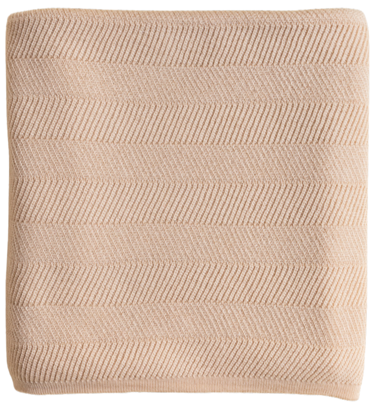 Hvid Blanket Freddie - Oat