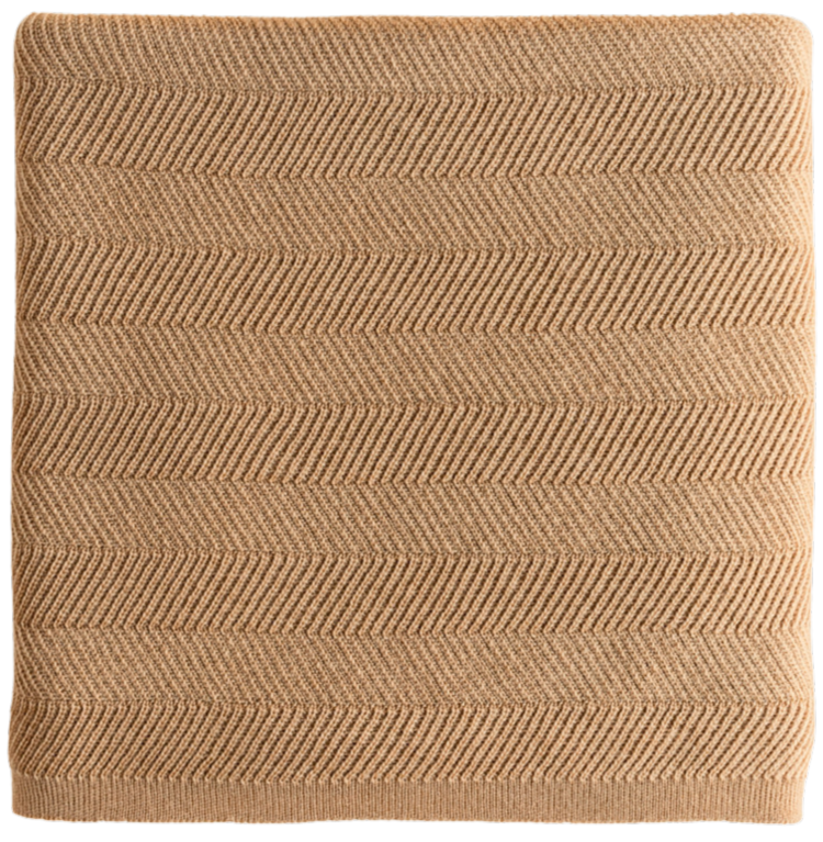 Hvid Blanket Freddie - Ochre