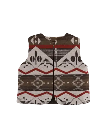 Donsje Amsterdam Ginys Gilet - Dusty Brown Melange