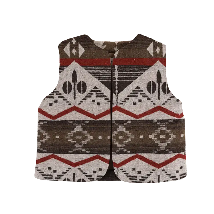 Donsje Amsterdam Ginys Gilet - Dusty Brown Melange