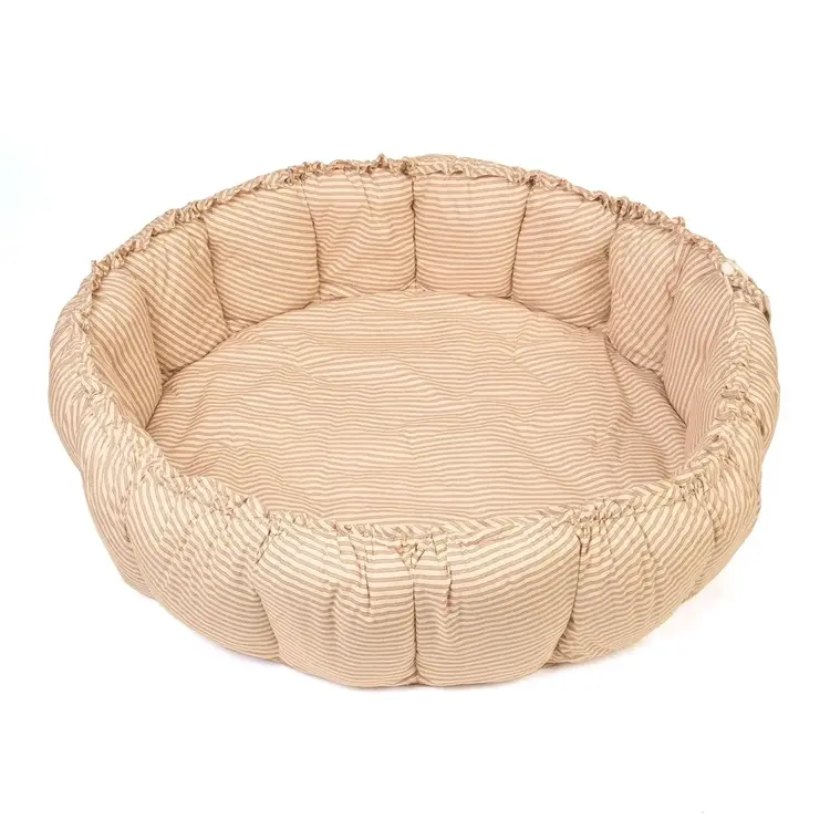 Play&Go Bloom Organic Babymat - Stripes Brown