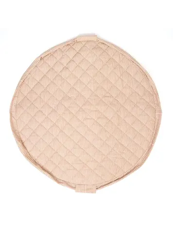 Play&Go Organic Babymat - Stripes Brown