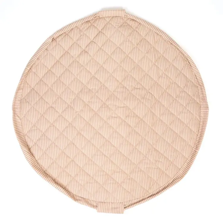 Play&Go Organic Babymat - Stripes Brown