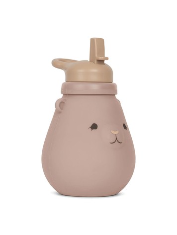 Konges Sløjd Silicone Drinkfles Teddy - Blush