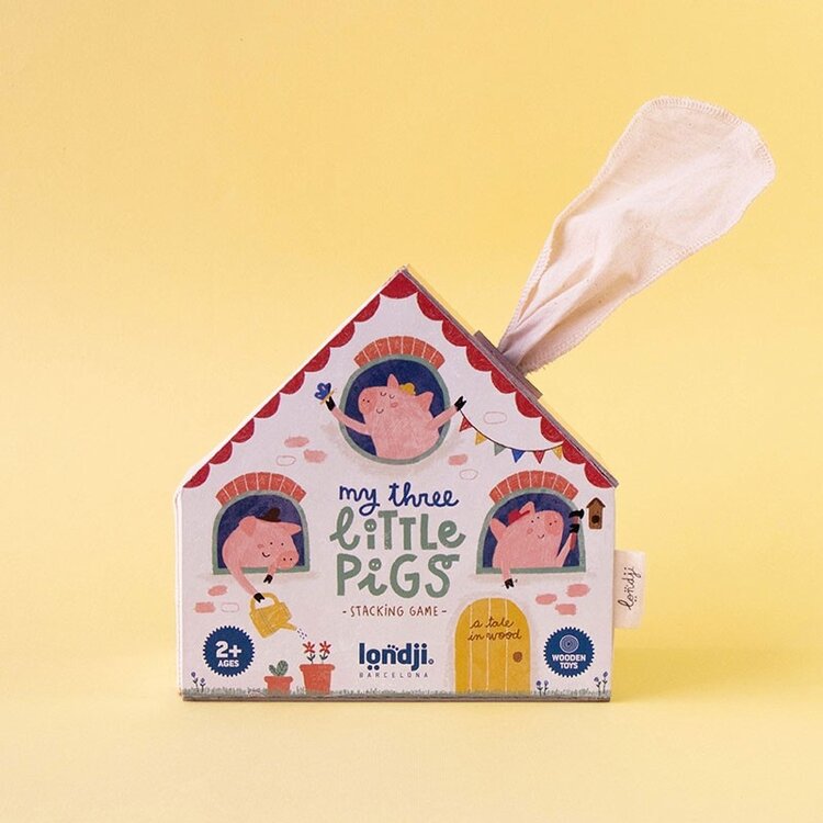 Londji Wooden Toys - My 3 Little Pigs