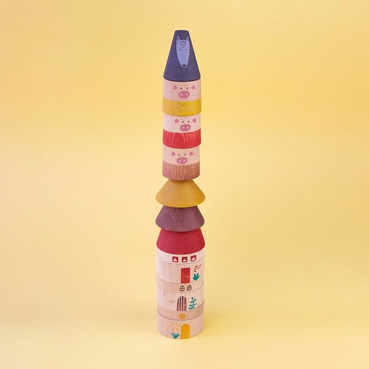 Londji Wooden Toys - My 3 Little Pigs