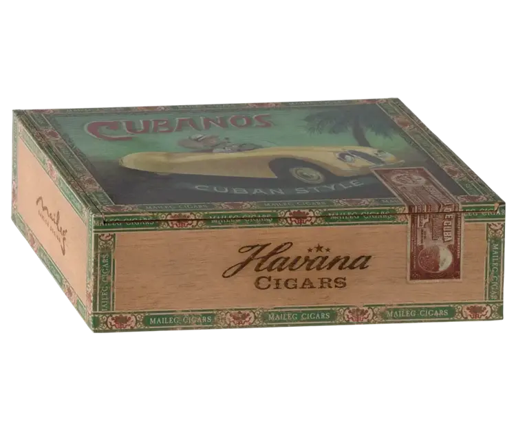 Maileg Grandma And Grandpa Mice In Cigarbox