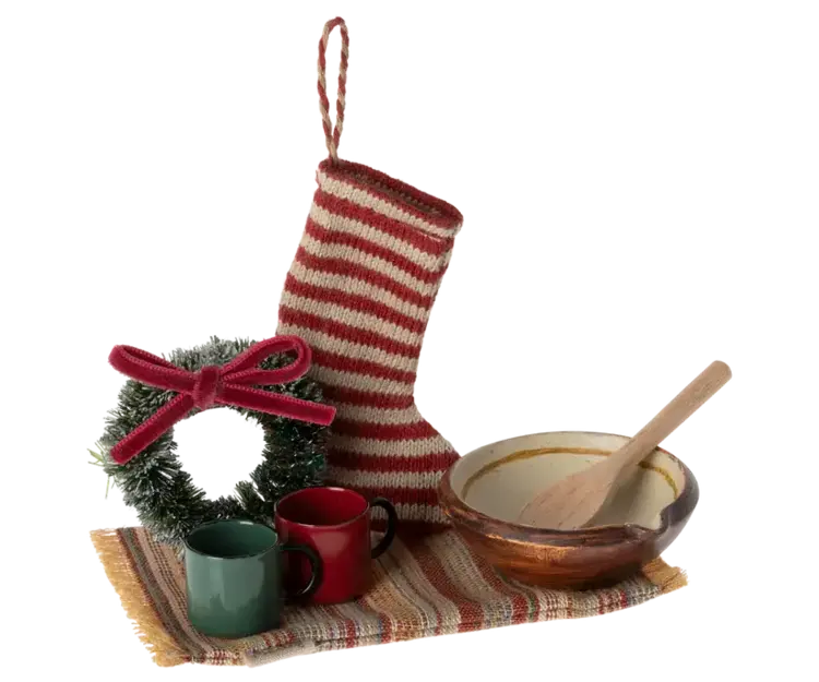 Maileg Cosy Christmas Set, Mouse