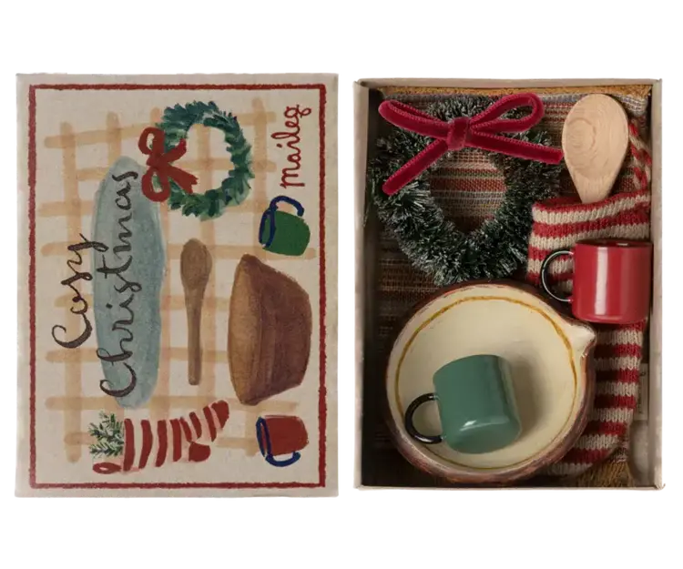 Maileg Cosy Christmas Set, Mouse