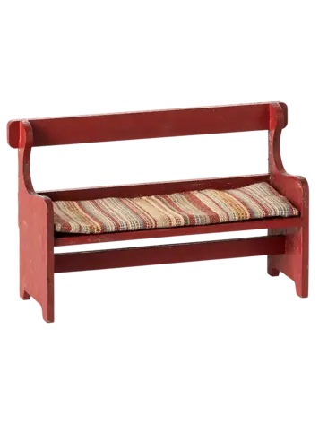 Maileg Bench, Mouse - Red