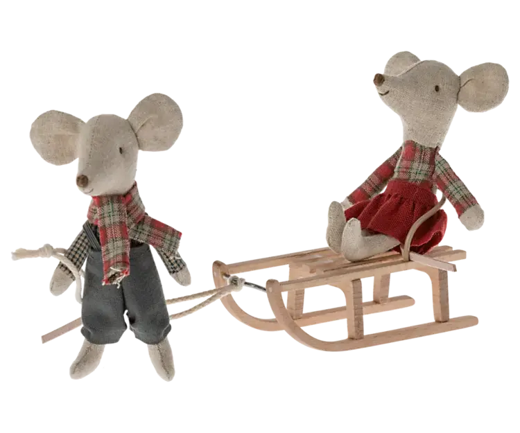 Maileg Sled, Mouse