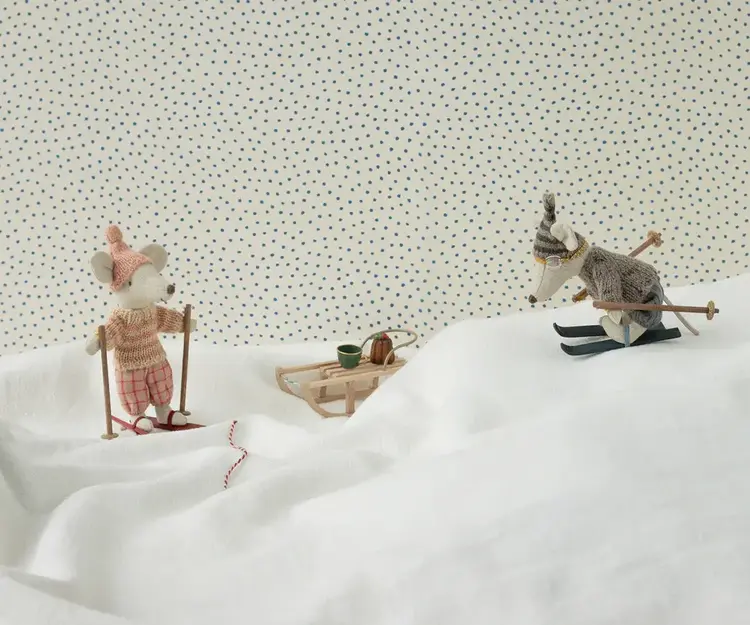 Maileg Knitted sweater and hat, Big brother mouse