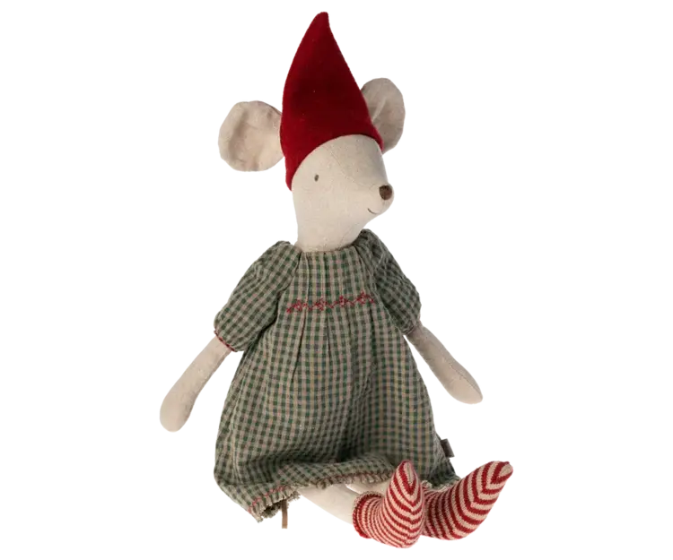 Maileg Christmas Mouse, Medium - Girl