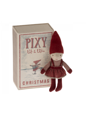 Maileg Pixy Elfie In Matchbox