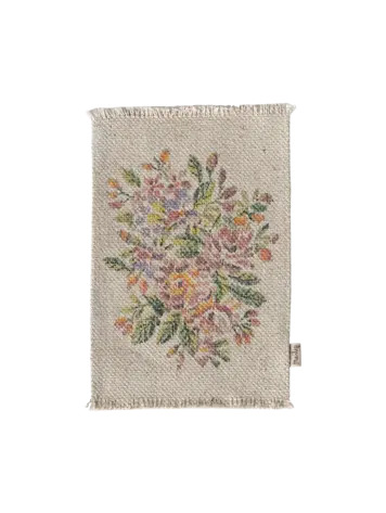 Maileg Rug, Flowers - Medium