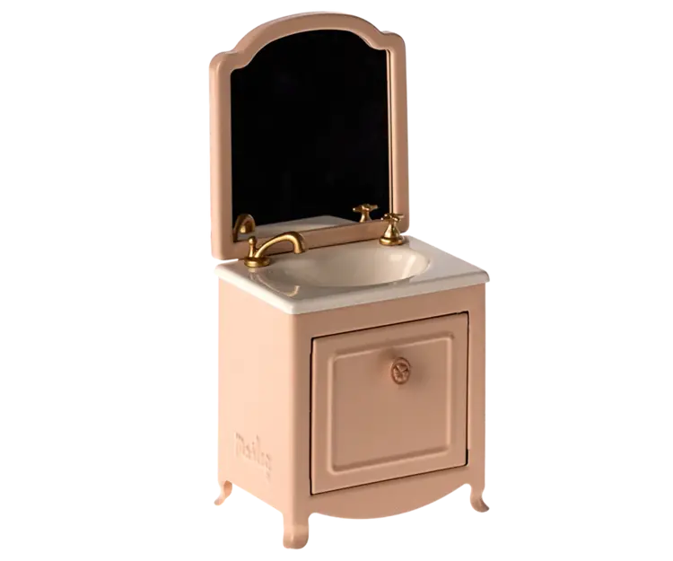 Maileg Sink Dresser, Mouse - Powder