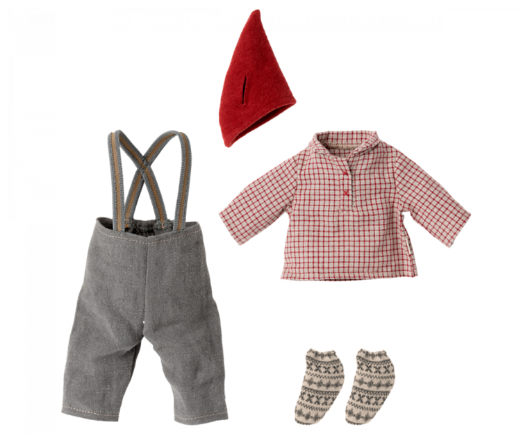 Maileg Christmas Clothes, Size 3 Mouse - Boy