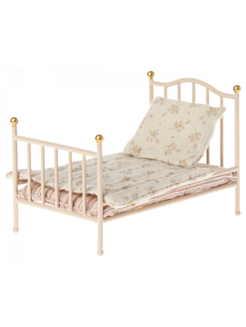 Maileg Vintage Bed, Mouse - Rose