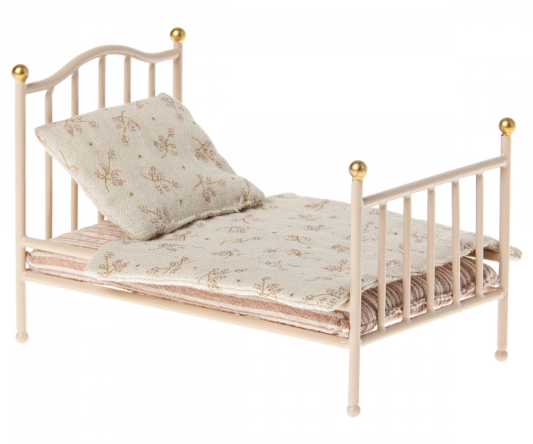 Maileg Vintage Bed, Mouse - Rose