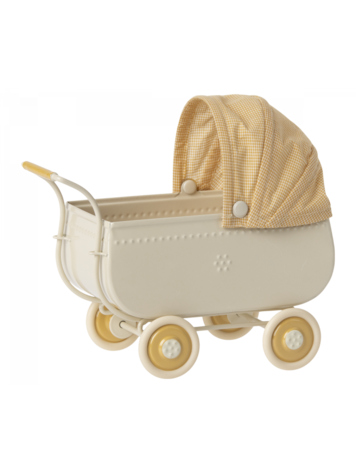Maileg Pram, Micro - Yellow
