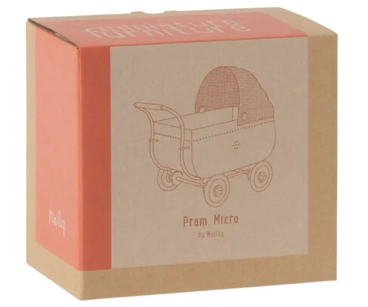 Maileg Pram, Micro - Coral