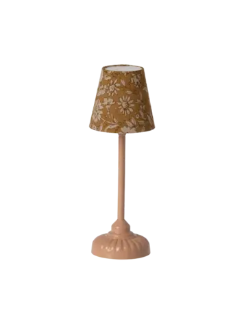 Maileg Vintage Floor Lamp, Mouse - Dark Powder