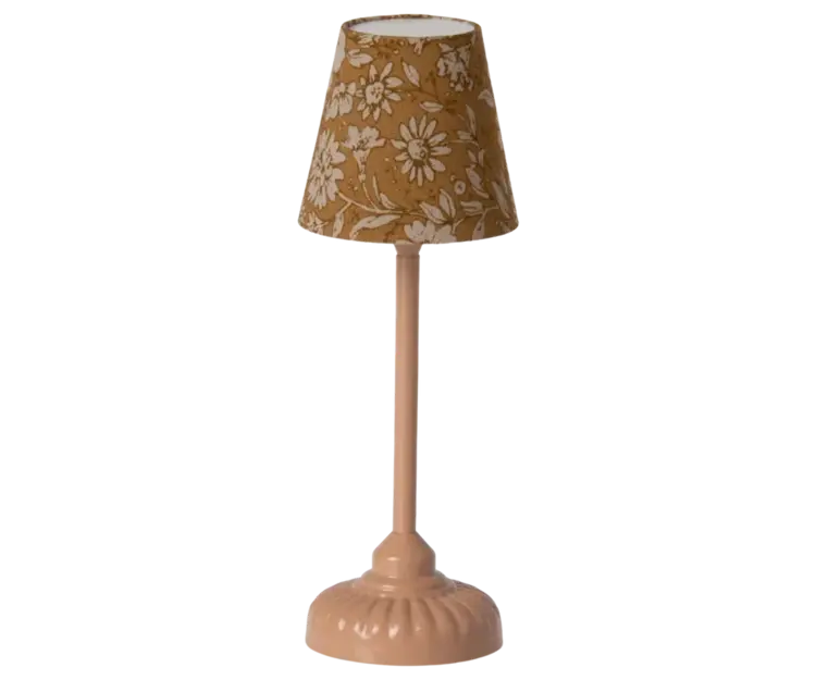 Maileg Vintage Floor Lamp, Mouse - Dark Powder