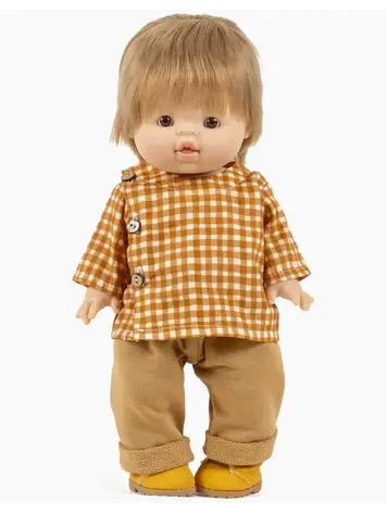 Minikane “Back To School” Set For Boys  - Caramel & Havana