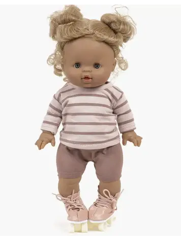 Minikane Pink Sailor Jersey Shorts & Top Set