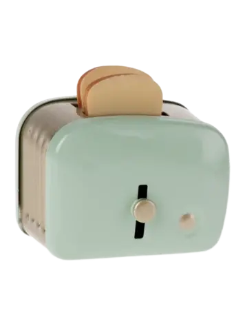Maileg Miniature Toaster & Bread - Mint