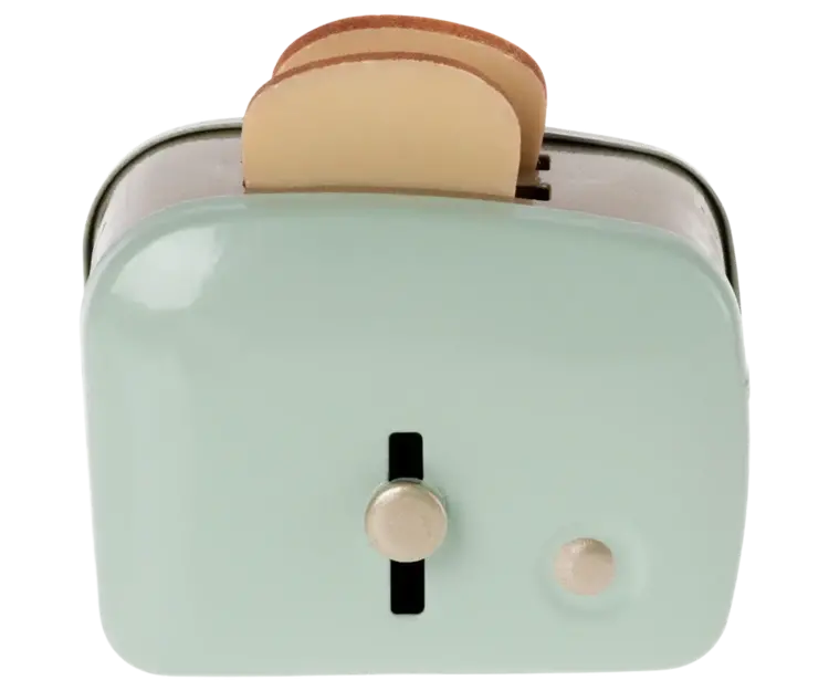 Maileg Miniature Toaster & Bread - Mint