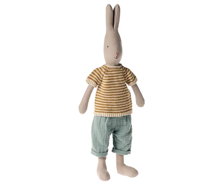 Maileg Knitted Shirt And Pants, Size 3