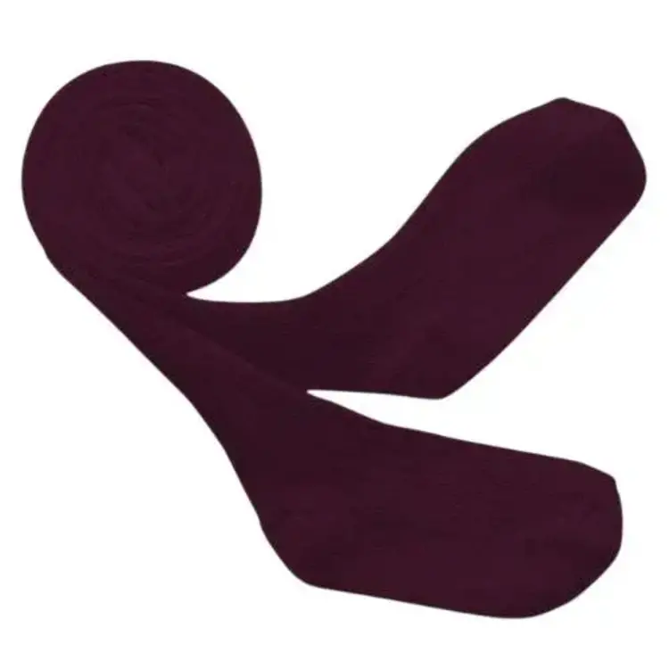 Collégien Louise Ribbed Tights - Bordeaux Grand Cru