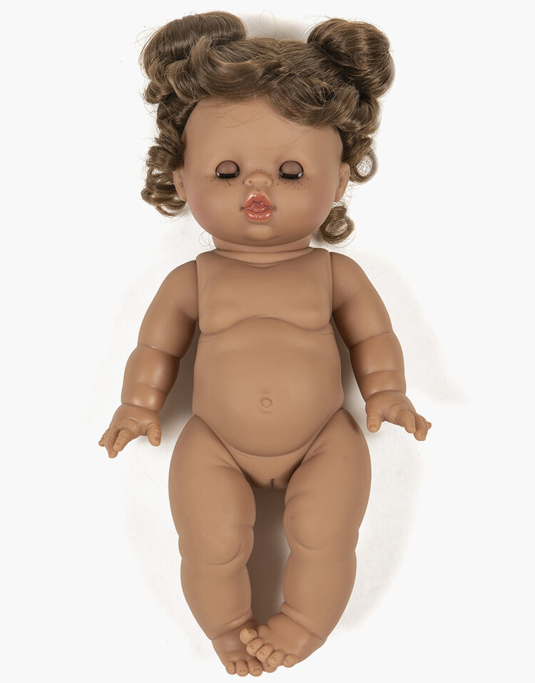 Minikane Doll Madeleine With Sleepy Eyes - Gordis 34cm