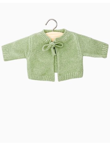 Minikane Baby's Poppen Alix Gebreide Vest Groen