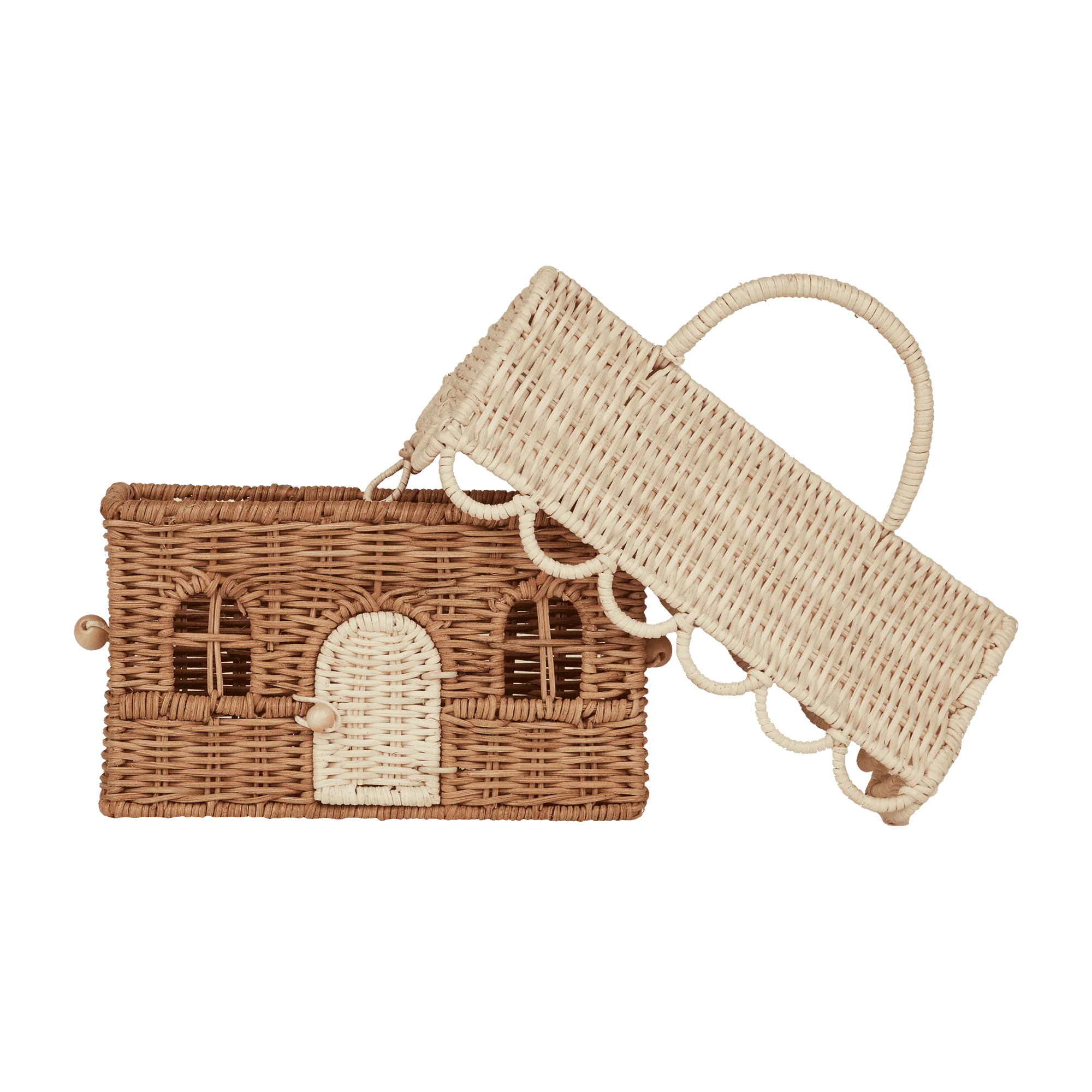Rattan Gingerbread Casa Clutch Couleur Locale Kids