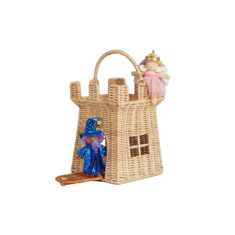Olli Ella Castle Bag - Rotan