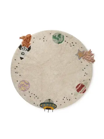 Lorena Canals Washable Cotton Rug - Interstellar Journey