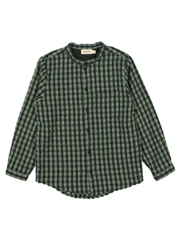 MarMar Theodor Gingham Shirt - Dark Leaf Check