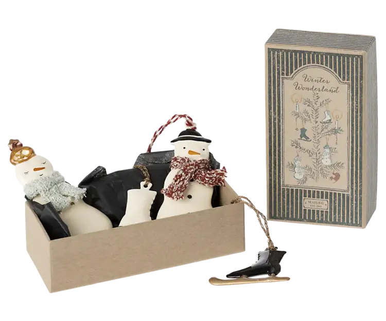 Maileg Metal Ornament Set - Winter Wonderland