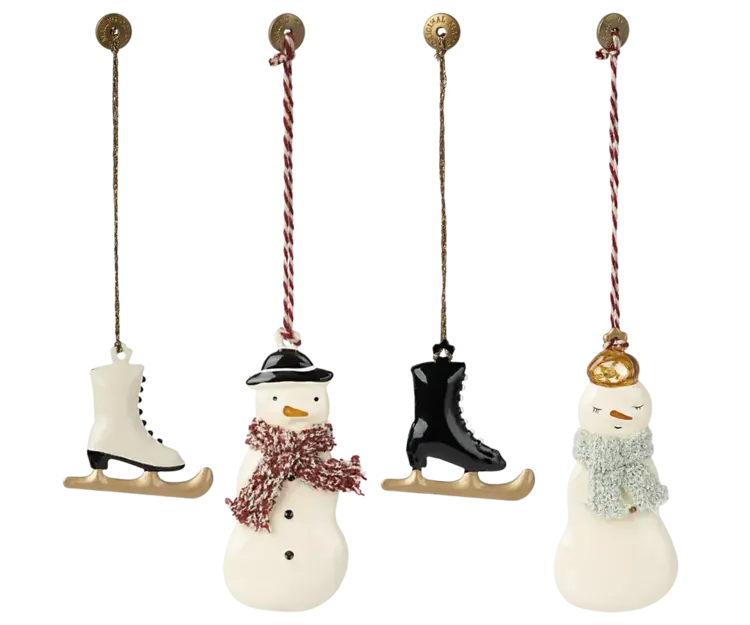 Maileg Metal Ornament Set - Winter Wonderland