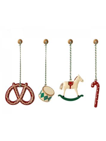 Maileg Metal Ornament Set Green - Peter's Christmas