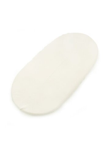 Babyshower Moses Basket Fitted Sheet - Ivory