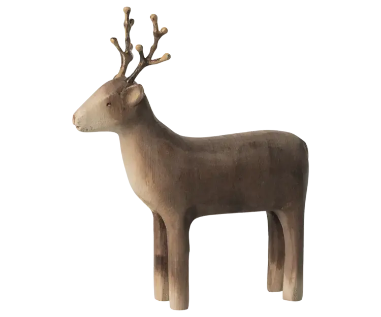 Maileg Wooden Reindeer, Small