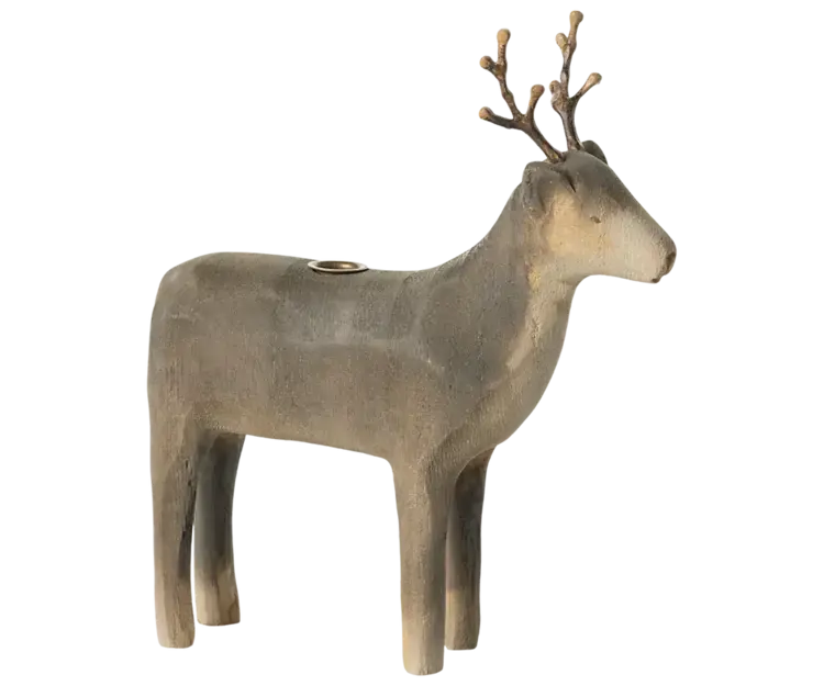 Maileg Candle Holder Reindeer, Medium