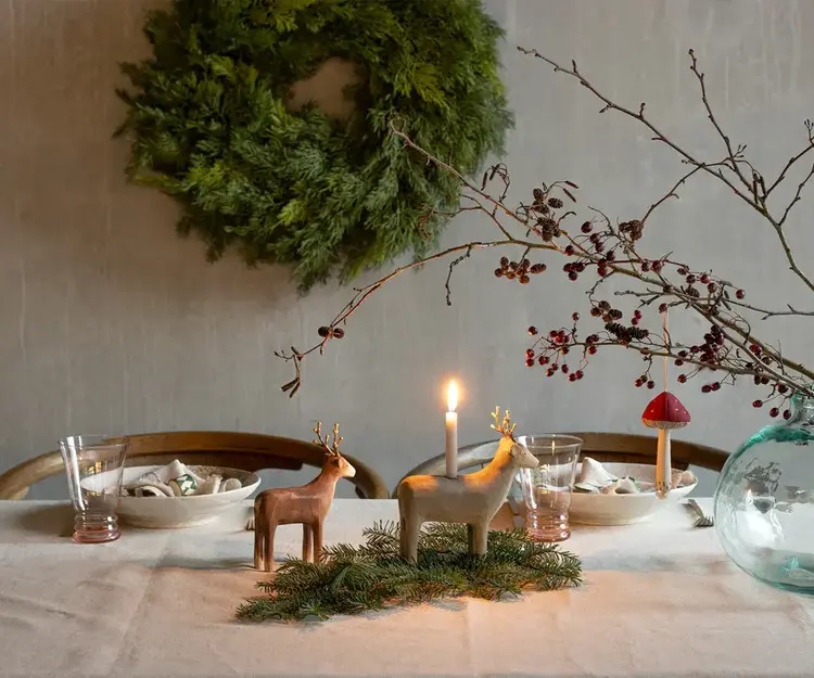 Maileg Candle Holder Reindeer, Medium