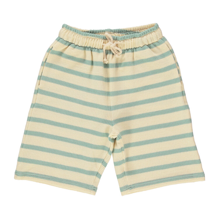 Bebe Organic Arthur Shorts - Aquamarine Stripe